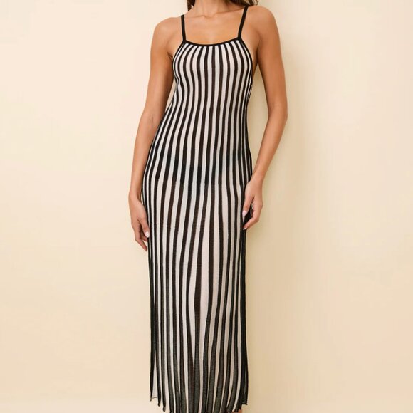 NWT Solid & Striped Kaylee Dress Noir Brule (XS) - Picture 2 of 4